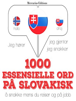 cover image of 1000 essensielle ord på slovakisk